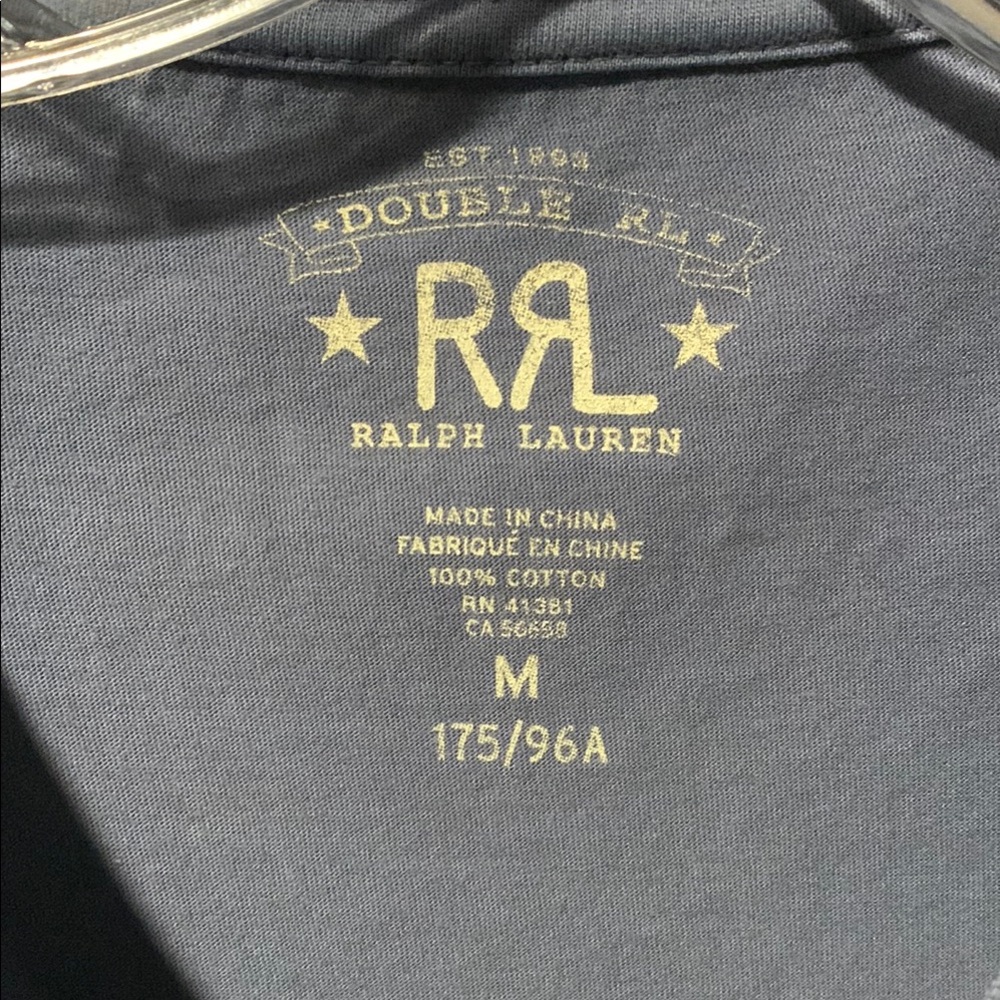 Ralph Lauren Double RL Charcoal T-Shirt